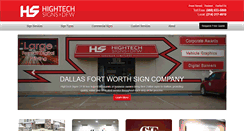 Desktop Screenshot of hightechsignshop.com